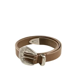 Molebo Embossed Hardware Leather Belt