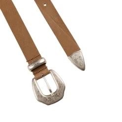 Molebo Embossed Hardware Leather Belt