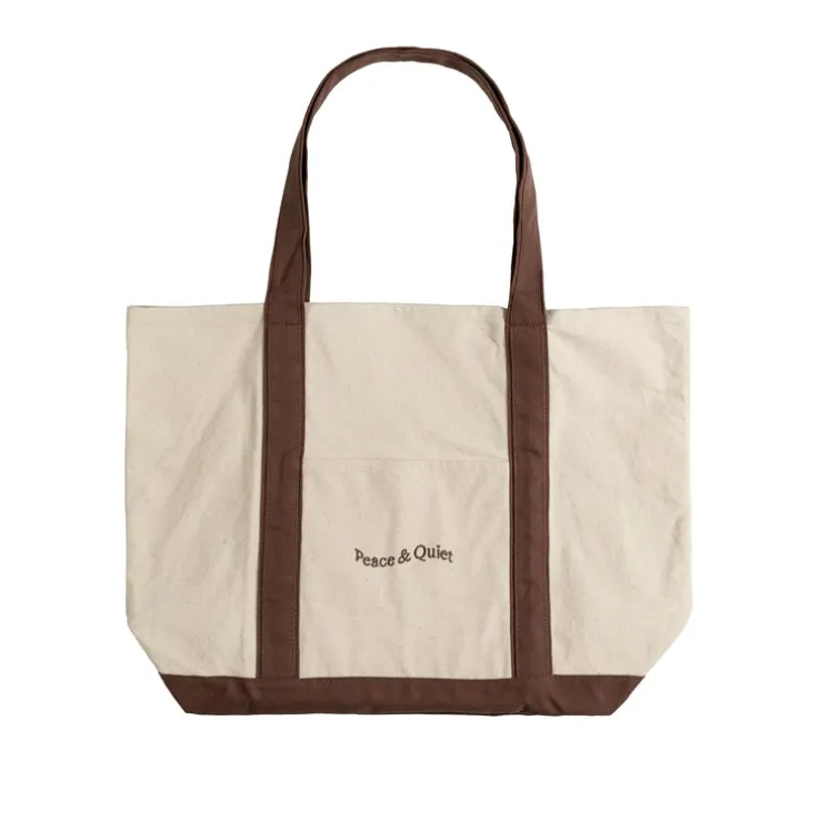 Museum of Peace & Quiet Wordmark Boat Tote