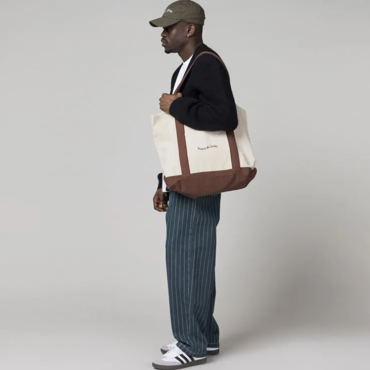 Museum of Peace & Quiet Wordmark Boat Tote