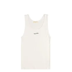 Museum of Peace & Quiet Wordmark Ribbed Tank Top