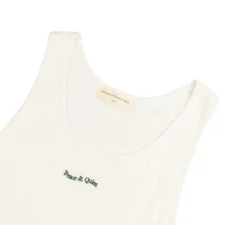 Museum of Peace & Quiet Wordmark Ribbed Tank Top
