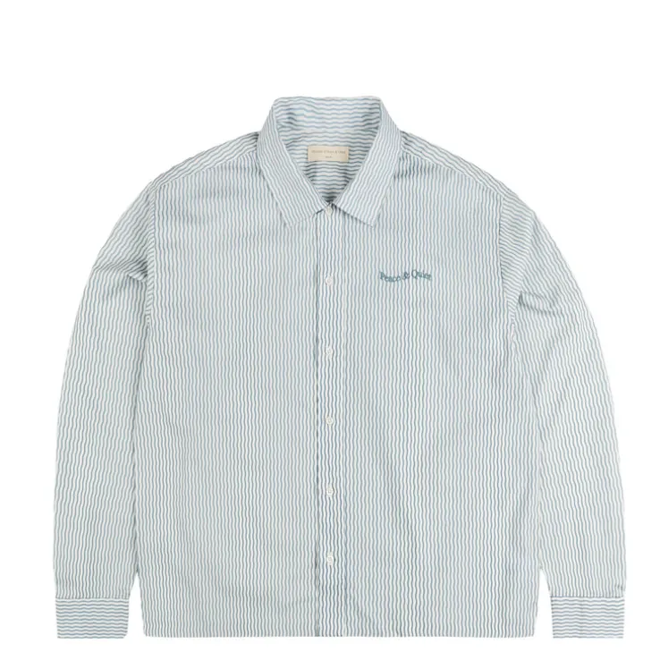 Museum of Peace & Quiet Wordmark Poplin Buttonup