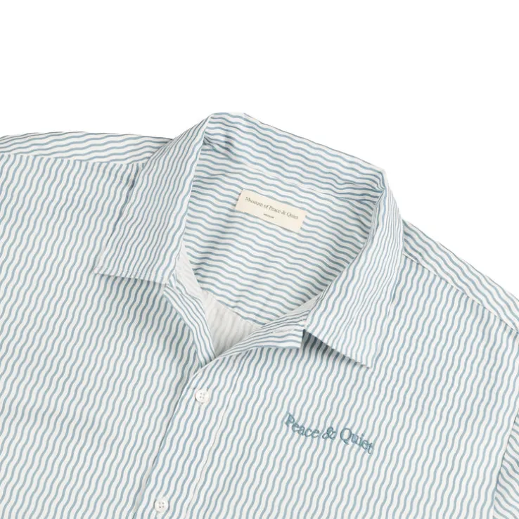 Museum of Peace & Quiet Wordmark Poplin Buttonup