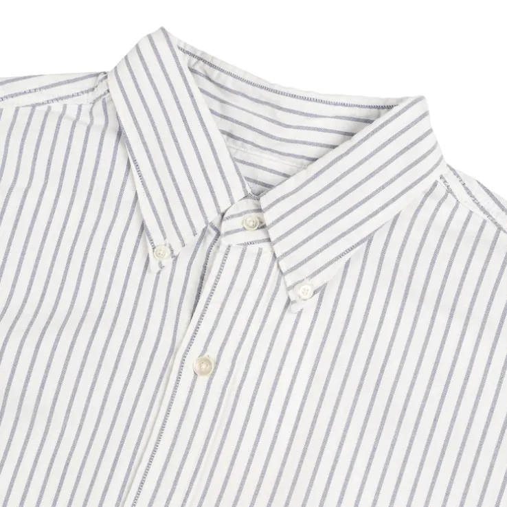 Nanamica Button Down Stripe Wind Shirt