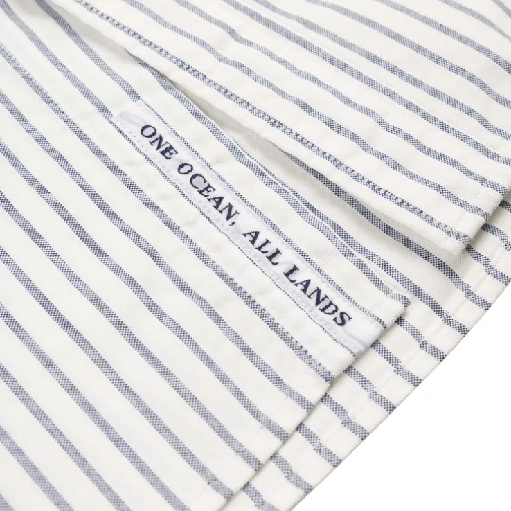 Nanamica Button Down Stripe Wind Shirt