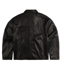 New Amsterdam Surf Association Leather Jacket Boxy Fit