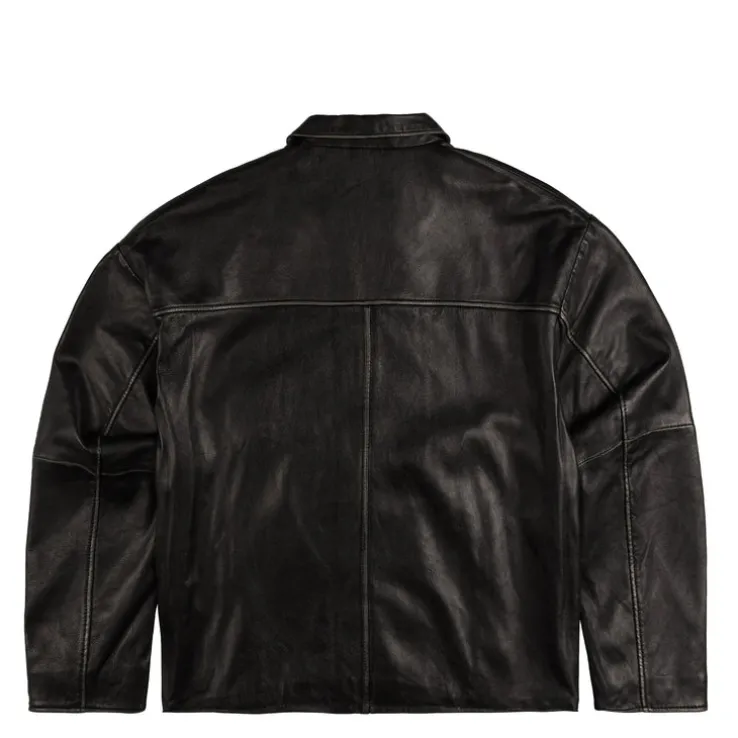 New Amsterdam Surf Association Leather Jacket Boxy Fit