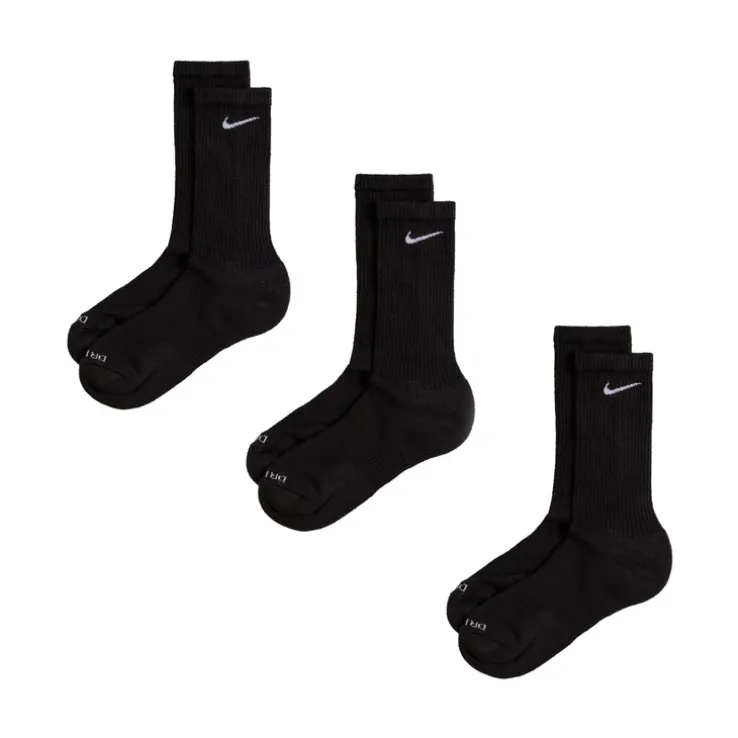 NikeEveryday Cushioned Crew Socks 3 Pack
