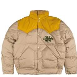 PAL Sporting Goods Cowboy Camping Down Leather Yoke Sherling Coat