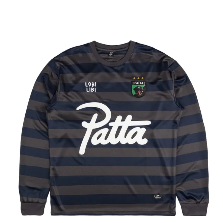 Patta Striped Longsleeve Football Jersey