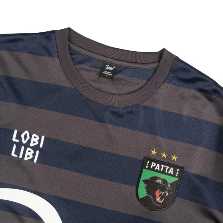 Patta Striped Longsleeve Football Jersey