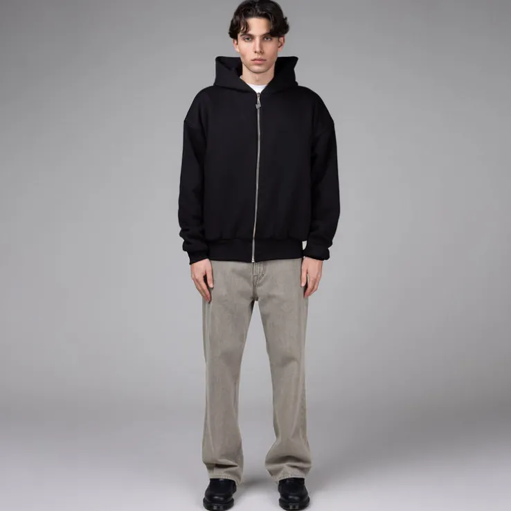 Perplex Armor Zip Hoodie Obsidian