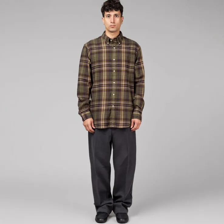 Polo Ralph Lauren Custom Fit Plaid Brushed Flannel Shirt
