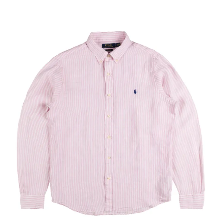 Polo Ralph Lauren Custom Fit Striped Linen Shirt