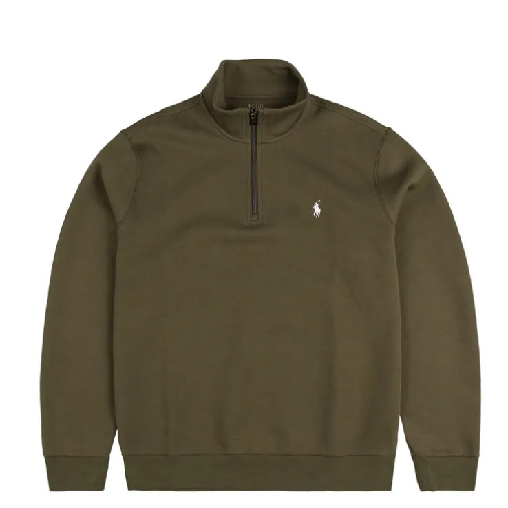 Polo Ralph Lauren Double-Knit Quarter-Zip Pullover