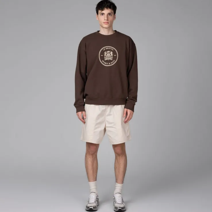 Sporty & Rich Bristol Crest 100th Crewneck