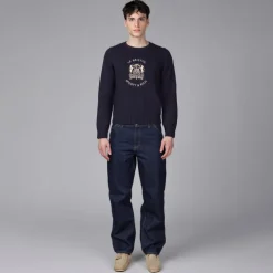 Sporty & Rich Bristol Crest Knitted Sweater