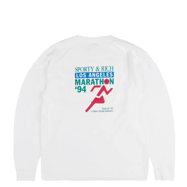 Sporty & Rich LA Marathon Longsleeve Tee