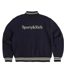 Sporty & Rich x  '47 & The New York Yankees Serif Varsity Jacket