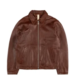 Sunflower Short Leather Jacket