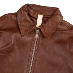 Sunflower Short Leather Jacket
