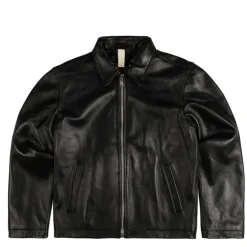 Sunflower Short Leather Jacket