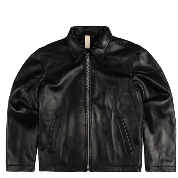 Sunflower Short Leather Jacket