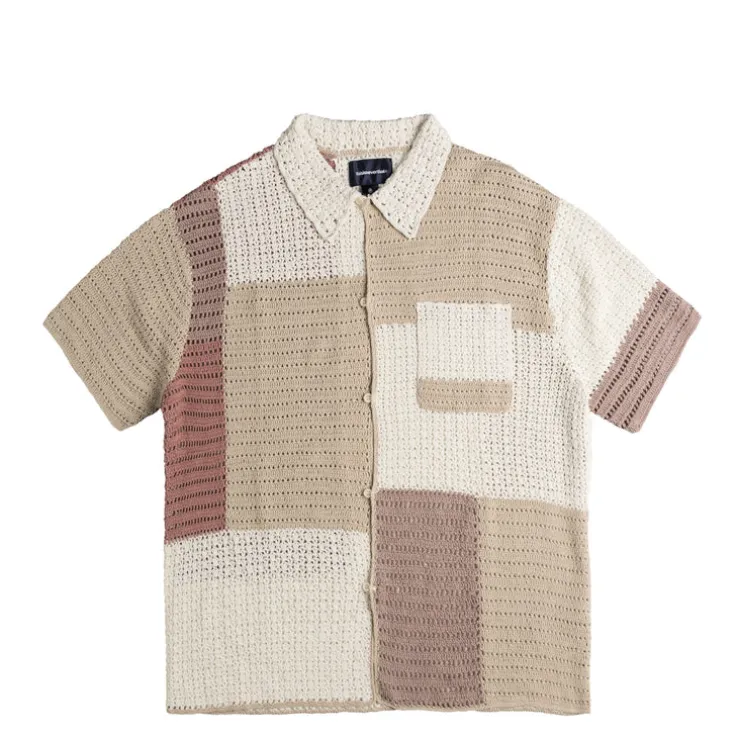 thisisneverthat Block Crochet Knit Shirt