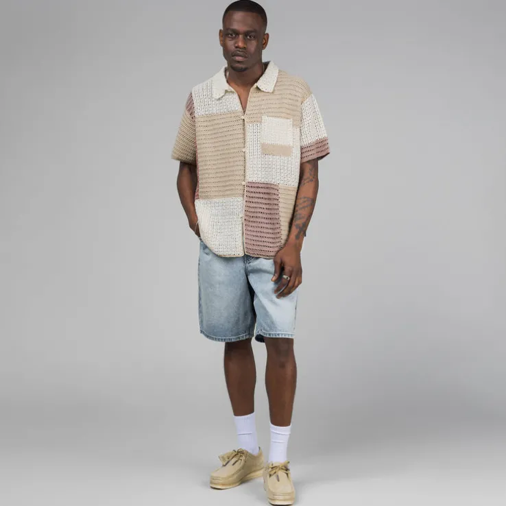 thisisneverthat Block Crochet Knit Shirt